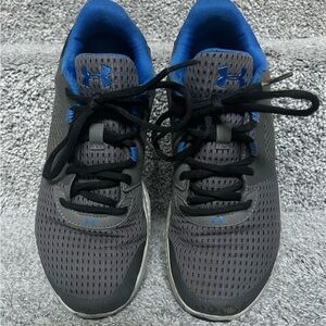 Under Armour Gray and Blue Sneakers